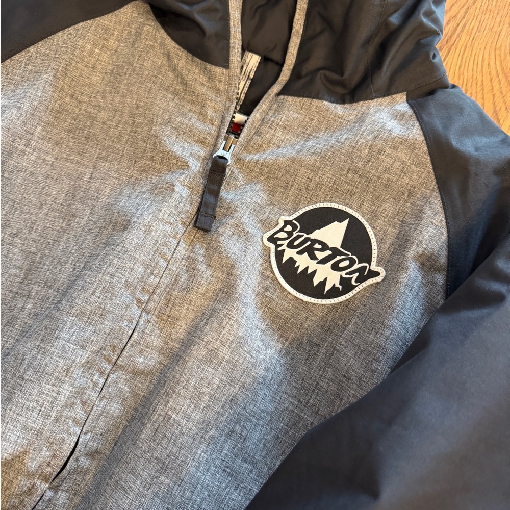 Burton Two-Tone Gray and Black Snowboard Jacket